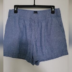 GAP Womens Light Blue Flat Front Shorts